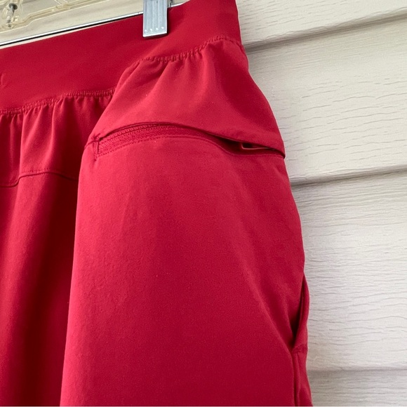 Lululemon T.H.E. Linerless Red Drawstring Athletic Shorts Size S - Picture 5 of 8